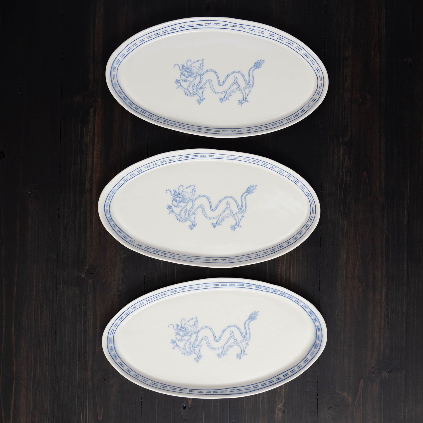 Dragon Inset I Fret - Narrow Oval