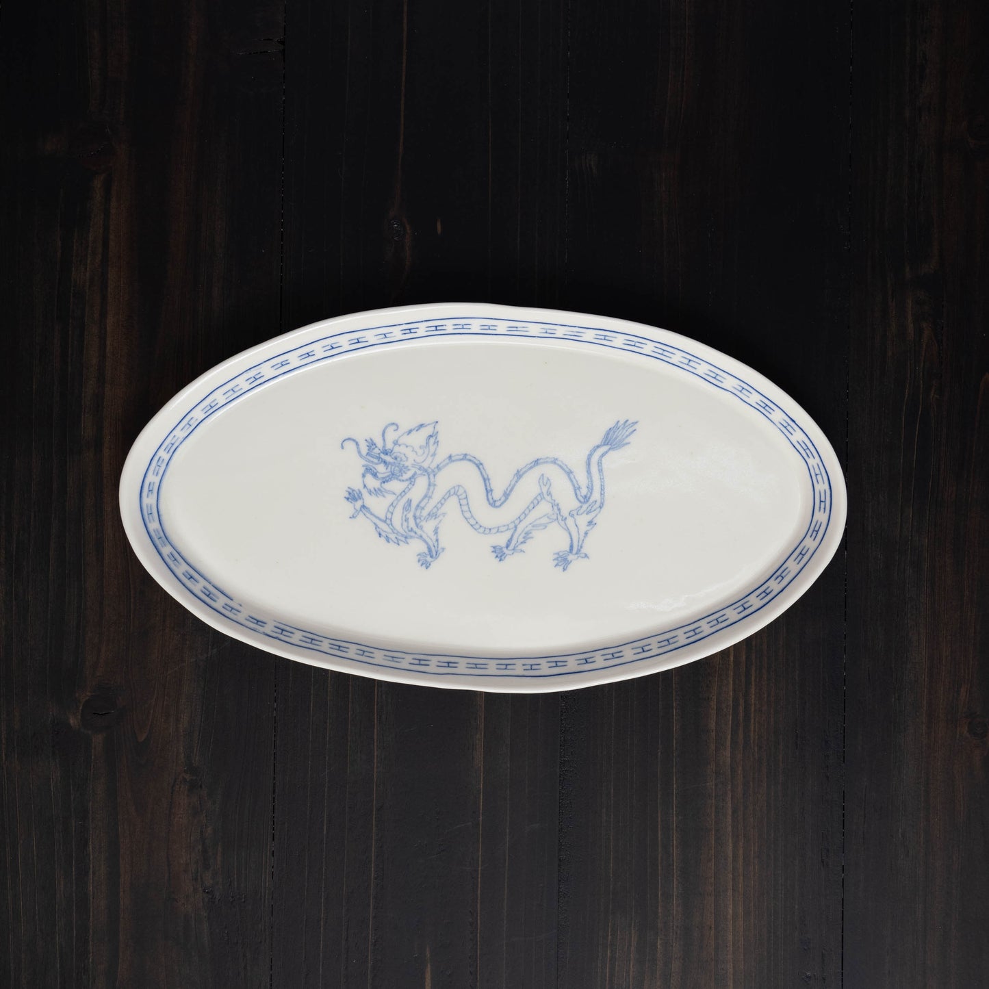 Dragon Inset I Fret - Narrow Oval