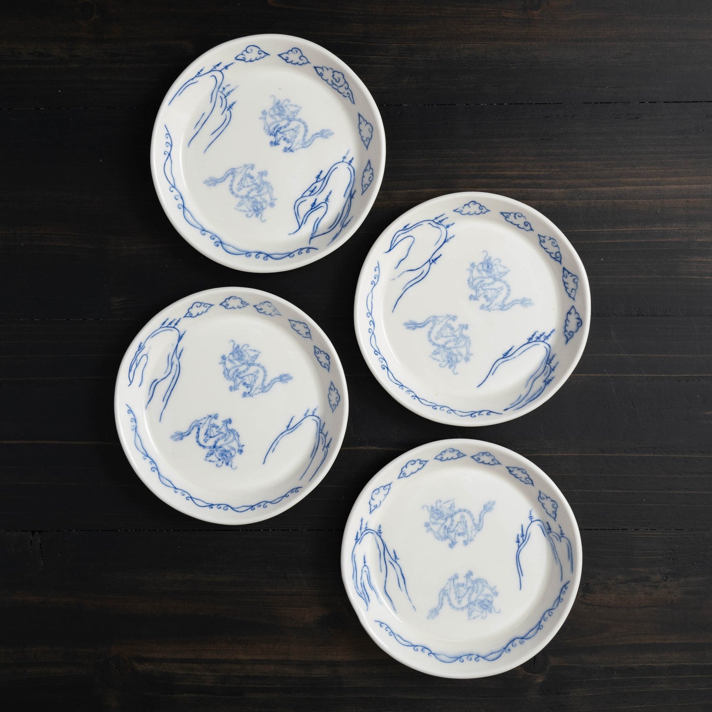 Dragon Mountain Motif - Small Round Catchall