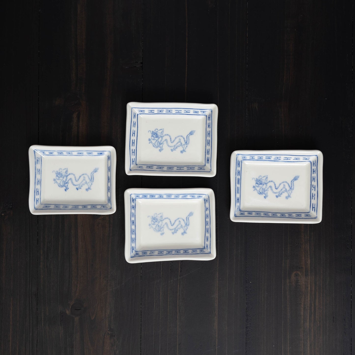 Dragon Rectangle Catchall - Inset I Fret