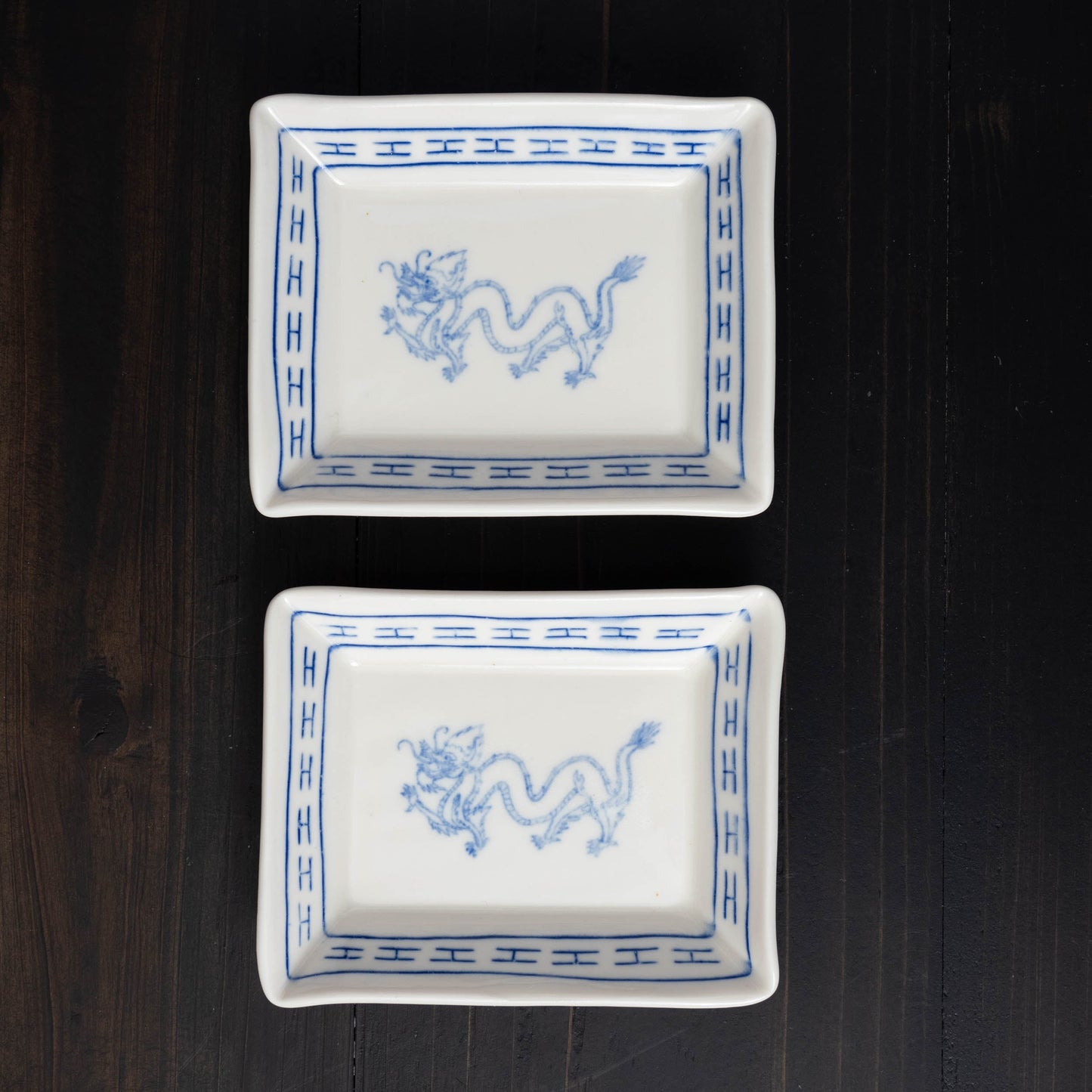 Dragon Rectangle Catchall - Inset I Fret