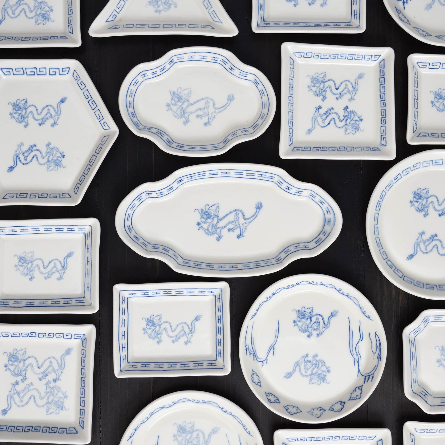 Dragon Hexagon Dish