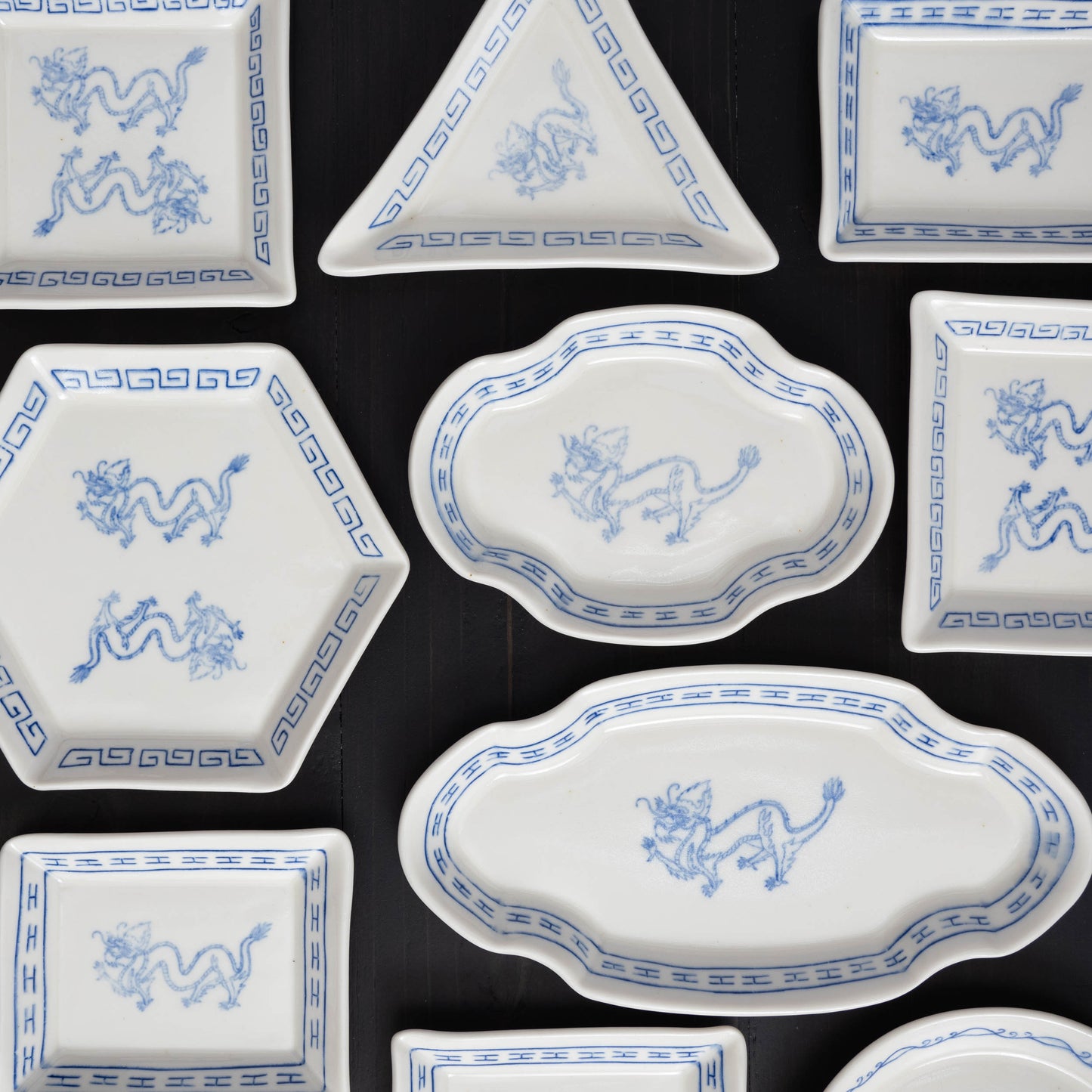 Dragon Hexagon Dish