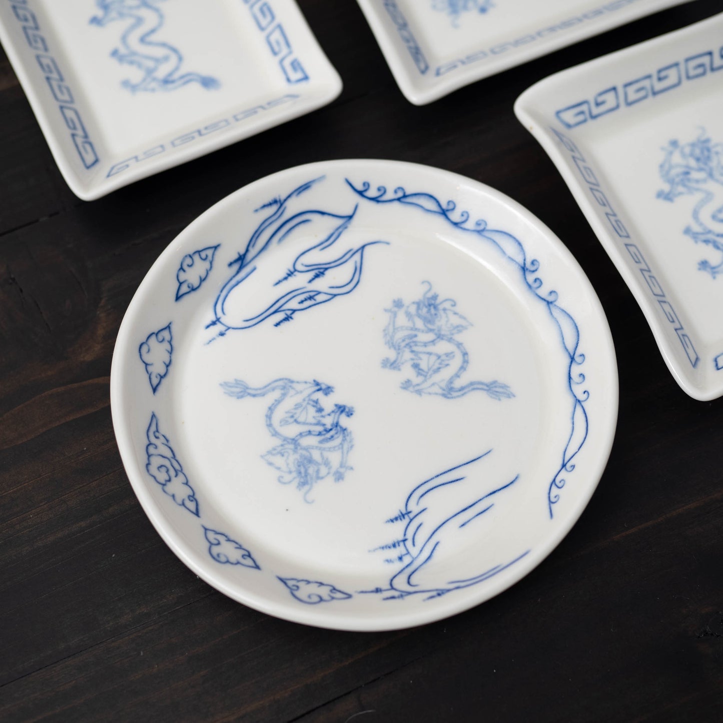 Dragon Mountain Motif - Small Round Catchall