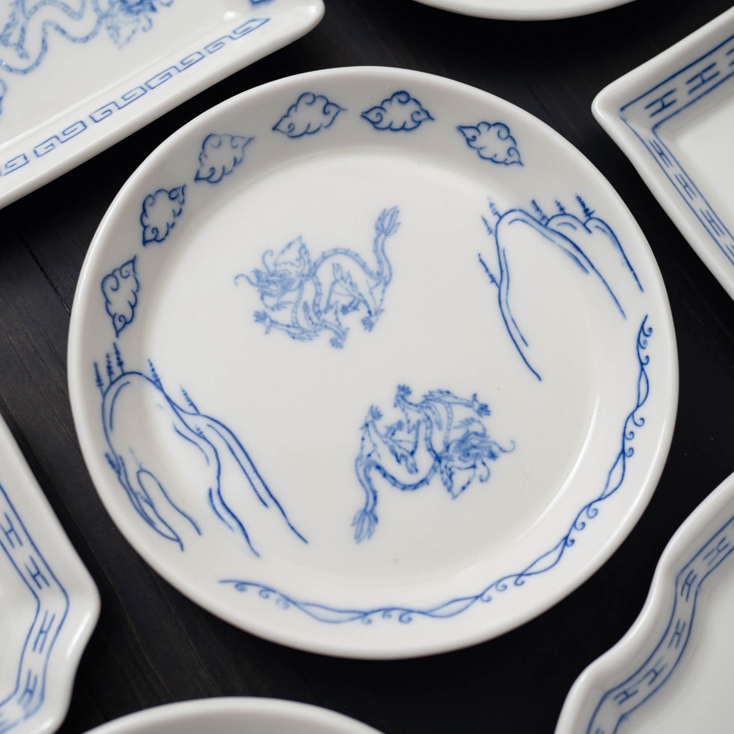 Dragon Mountain Motif - Small Round Catchall