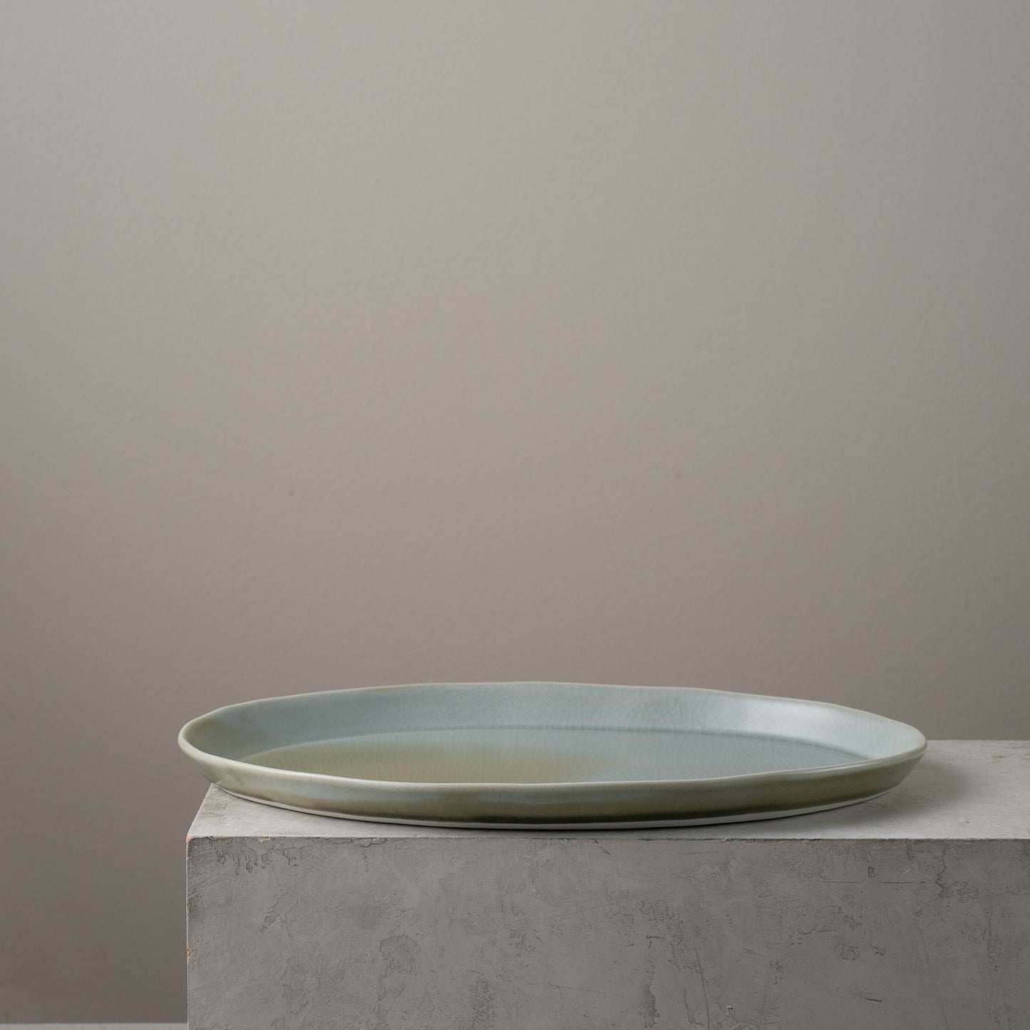 Celadon Large Oval Platter