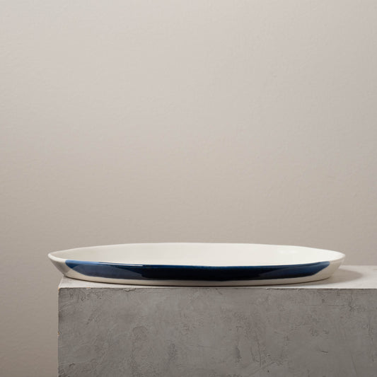 Blue & White Large Oval Platter