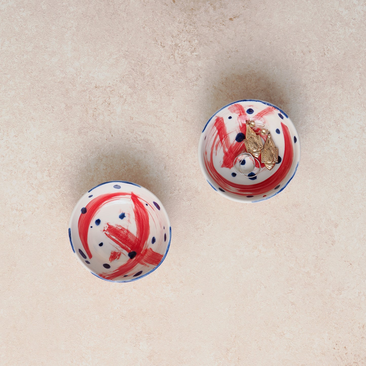 Red and Blue Small Bowl