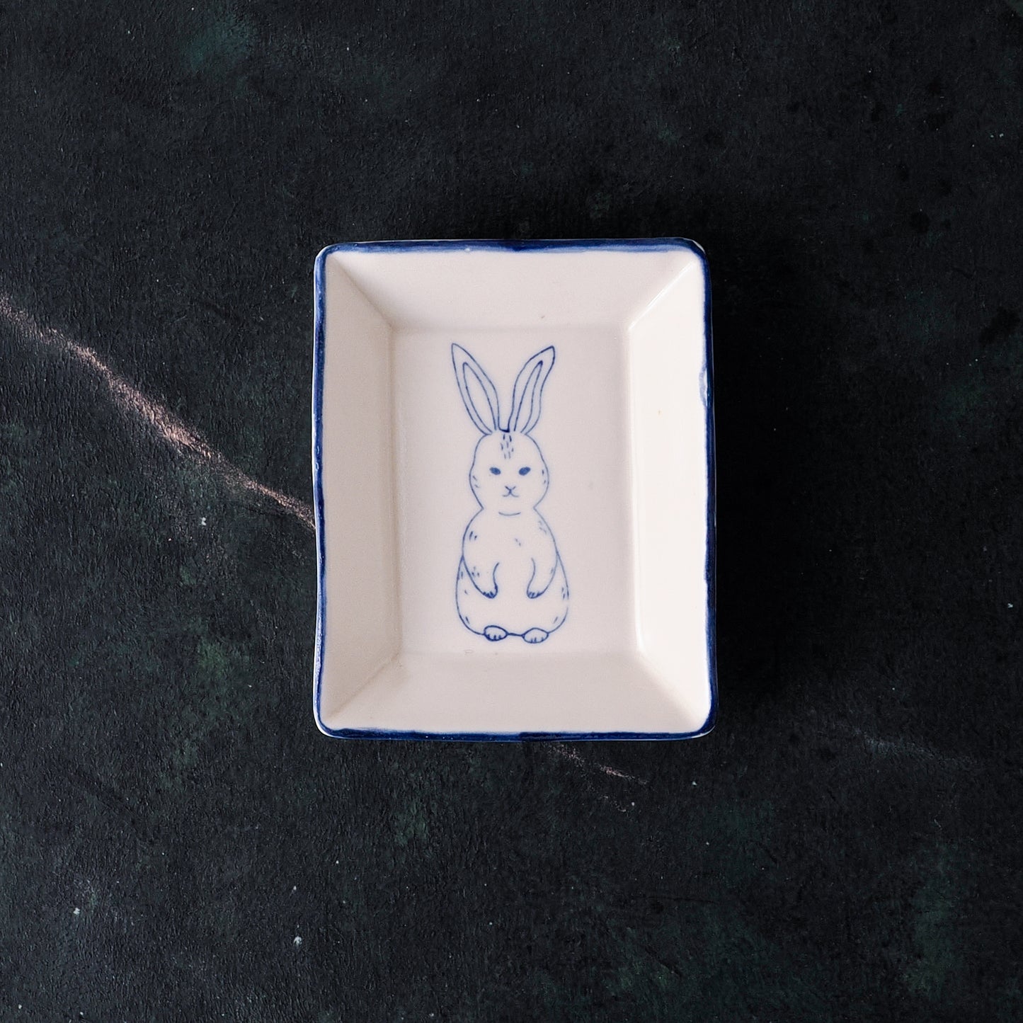 Sitting Rabbit Rectangle Catchall