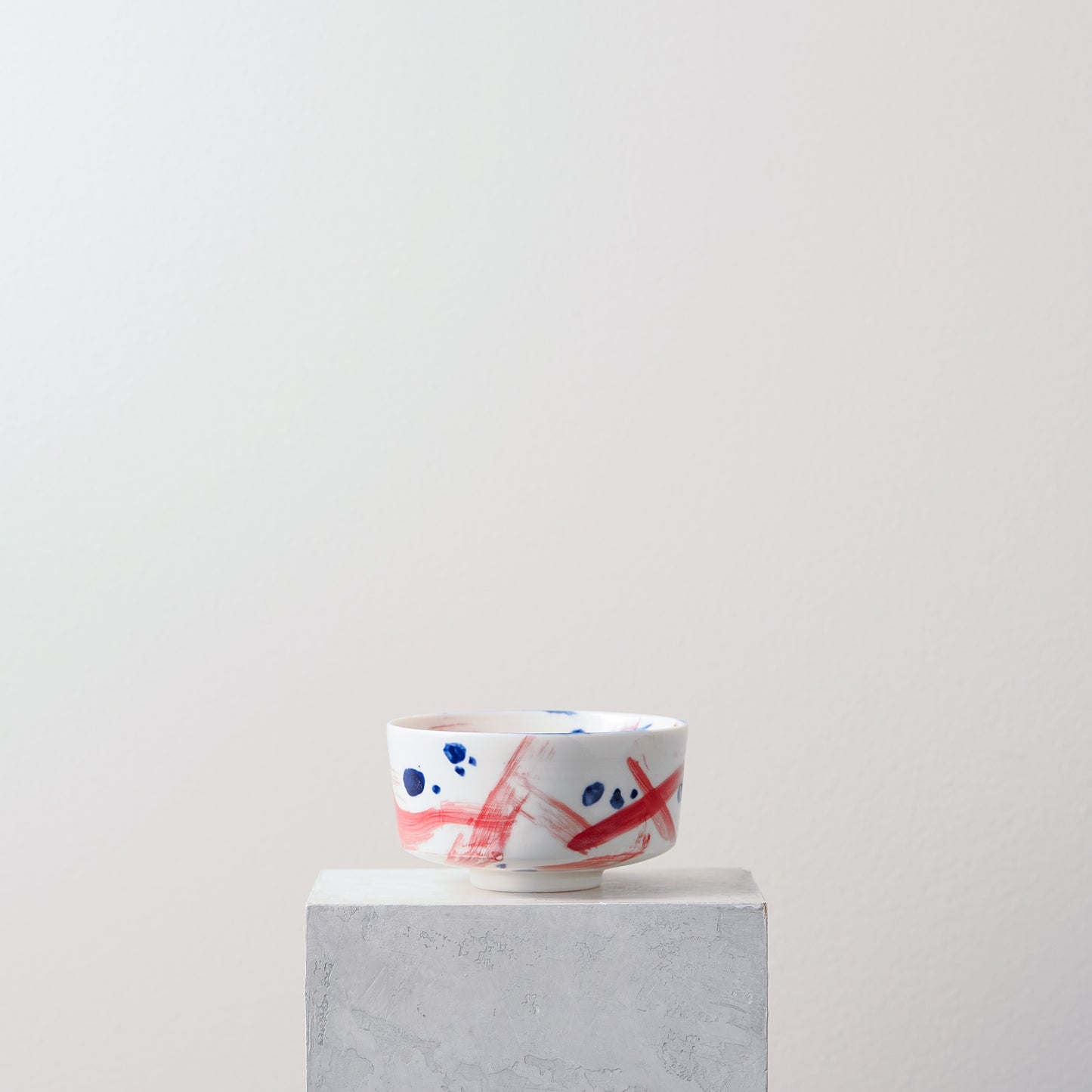 Red and Blue Chawan