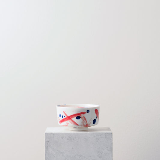 Red and Blue Chawan