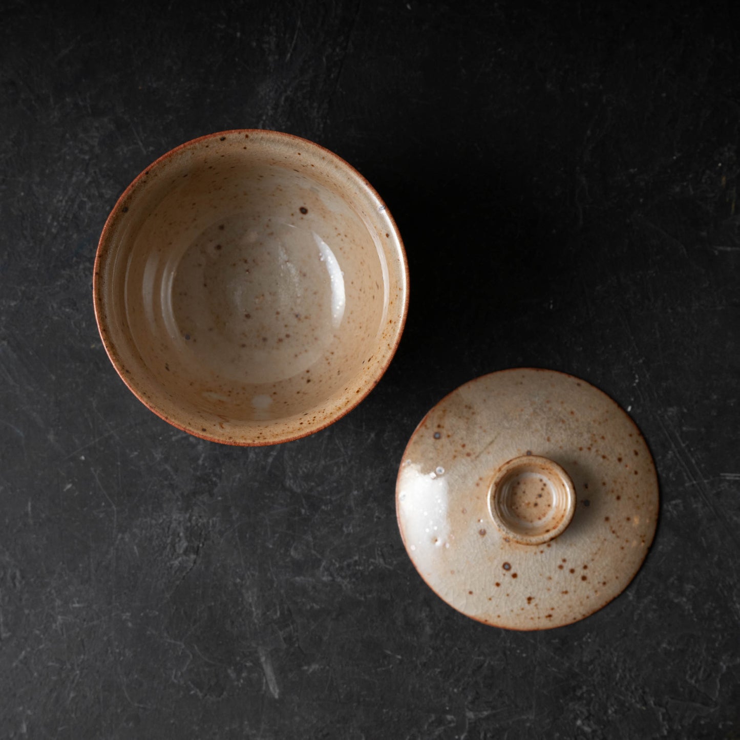Shino Stoneware Gaiwan - A