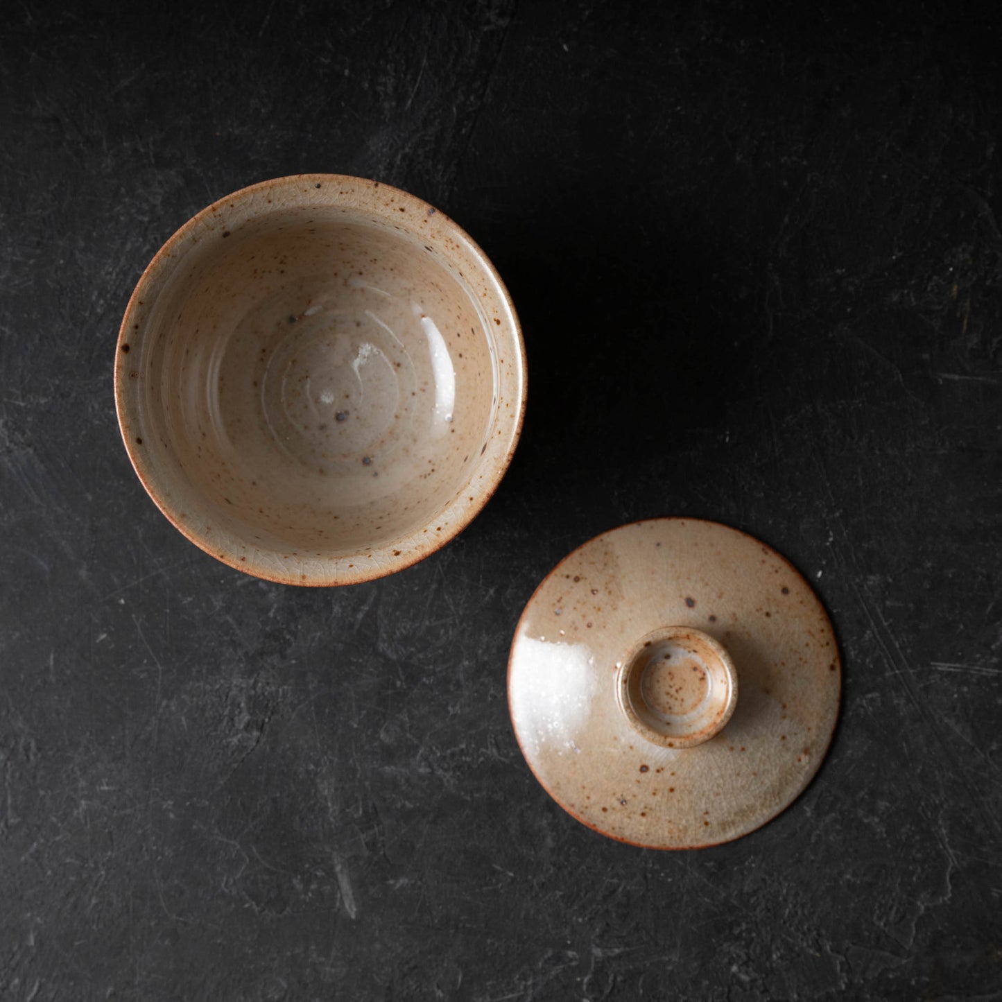 Shino Stoneware Gaiwan - A