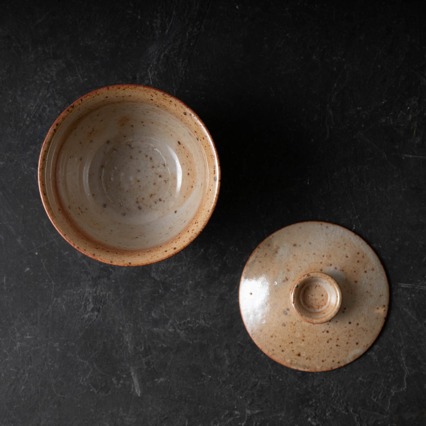 Shino Stoneware Gaiwan - A
