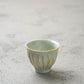 Fluted Celadon Tea Cup