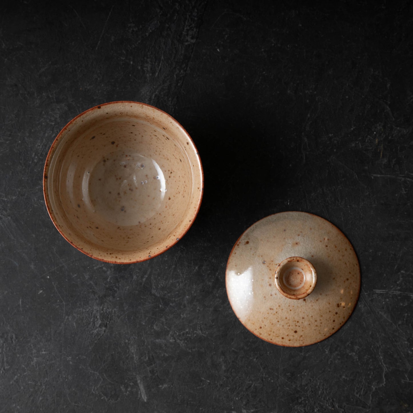 Shino Stoneware Gaiwan - B