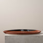 Iron Red & Tenmoku Large Oval Platter