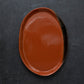 Iron Red & Tenmoku Large Oval Platter