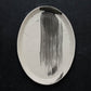 Black Brushstroke Large Oval Platter