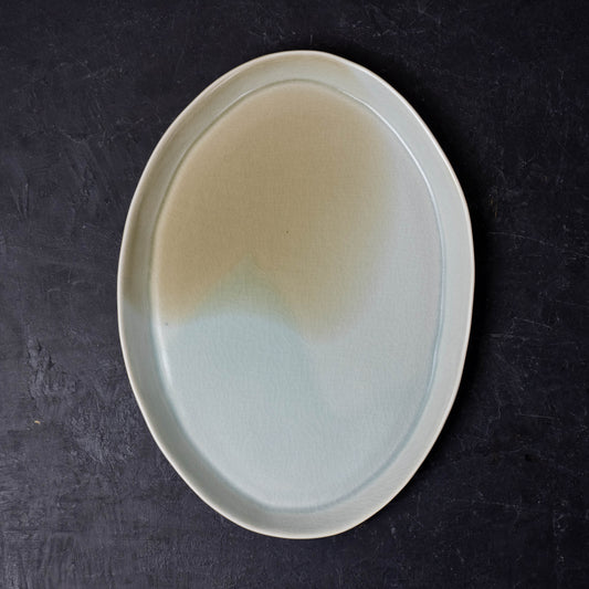Celadon Large Oval Platter