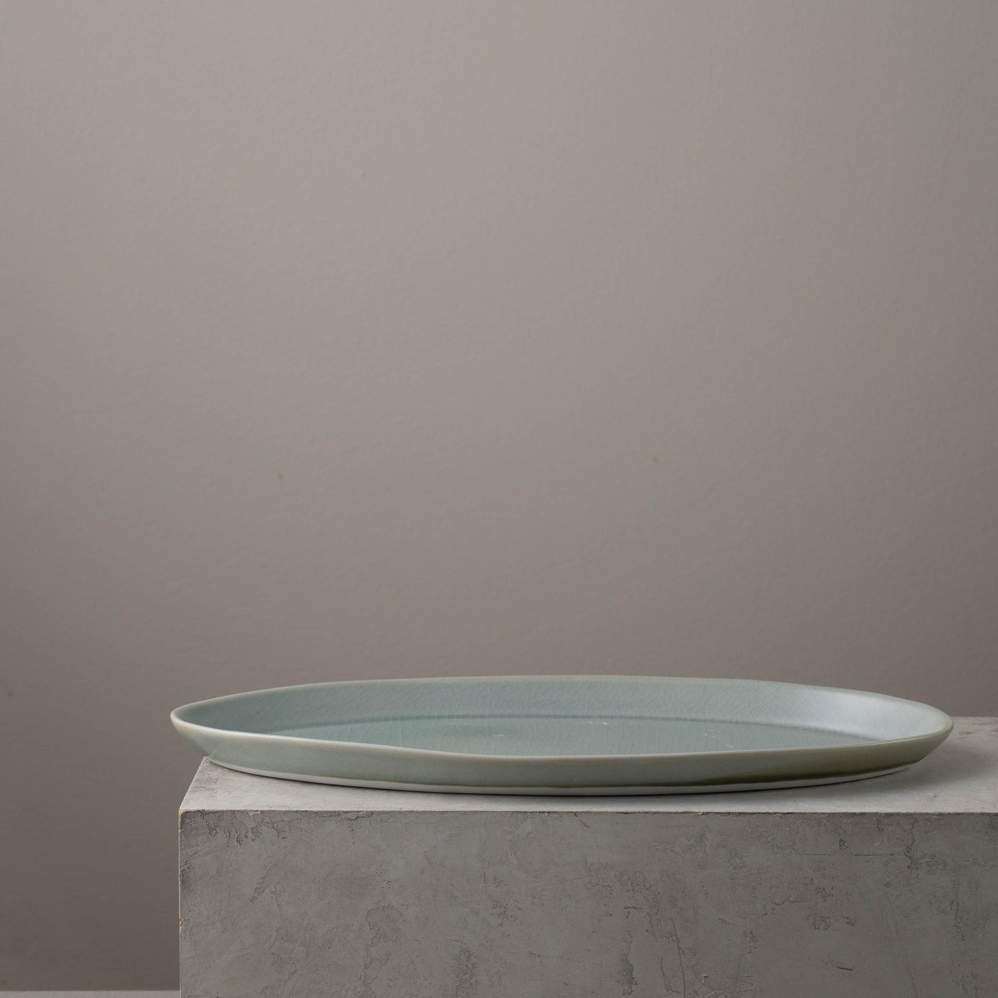 Celadon Narrow Oval Platter