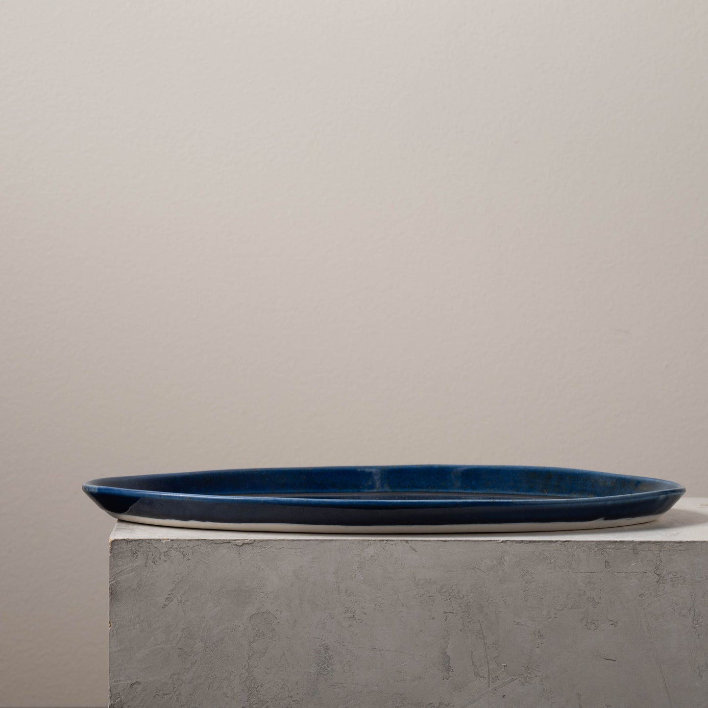 Indigo Narrow Oval Platter