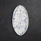 PRE-ORDER: Blue Splatter Narrow Oval Platter