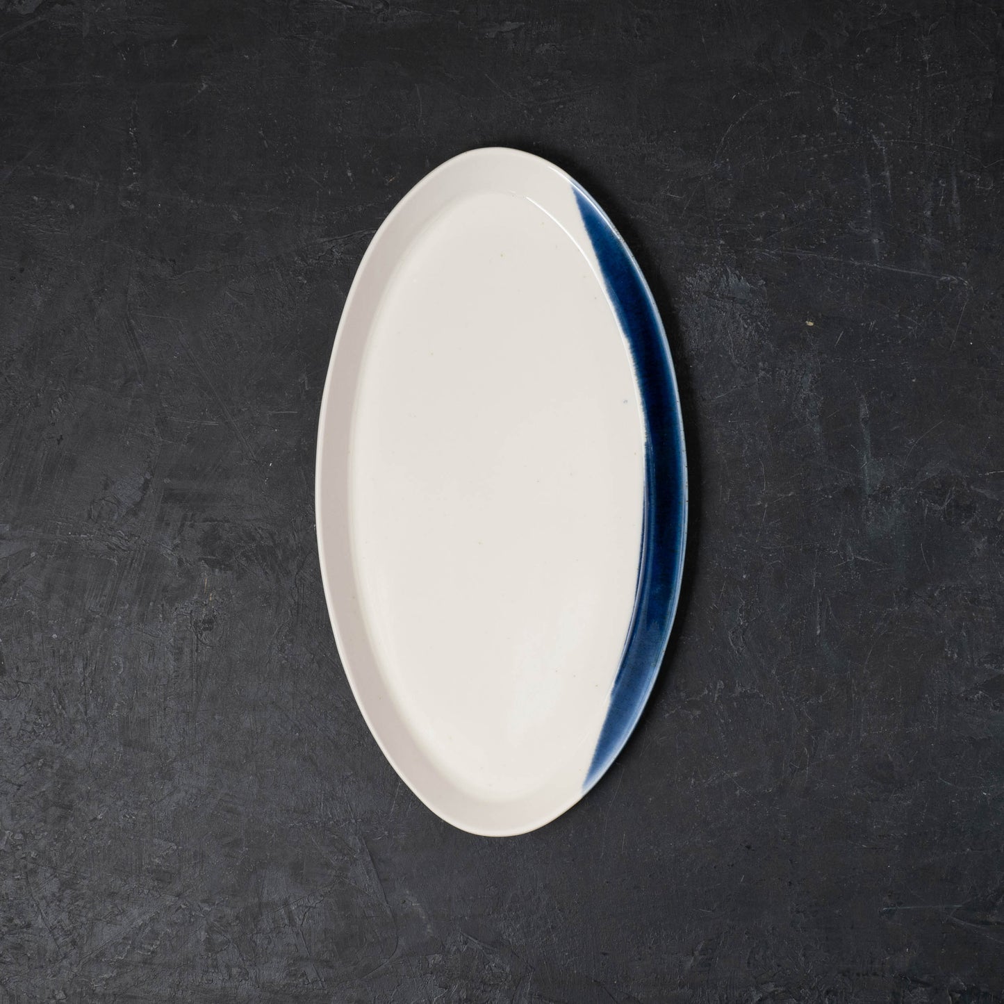 Blue & White Narrow Oval Platter