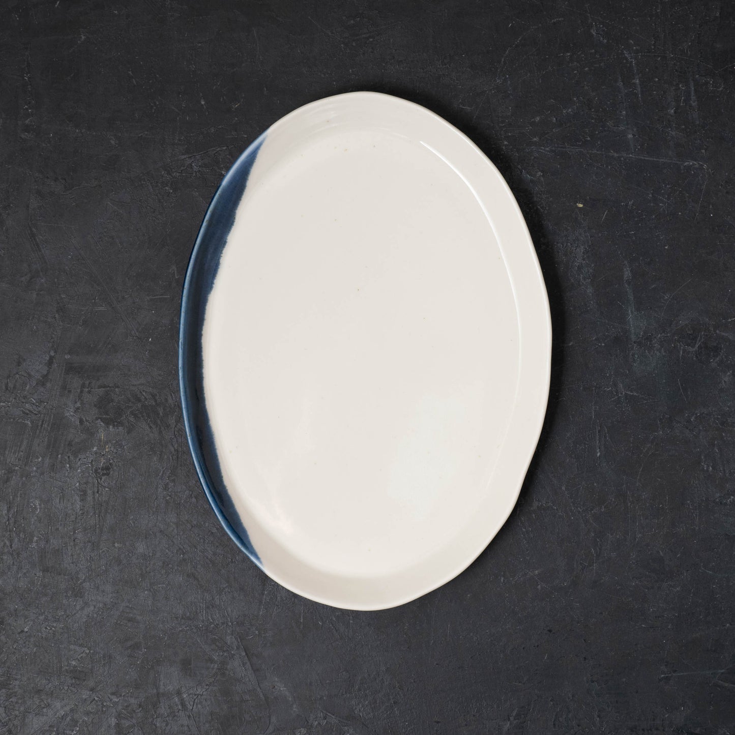 Blue & White Large Oval Platter