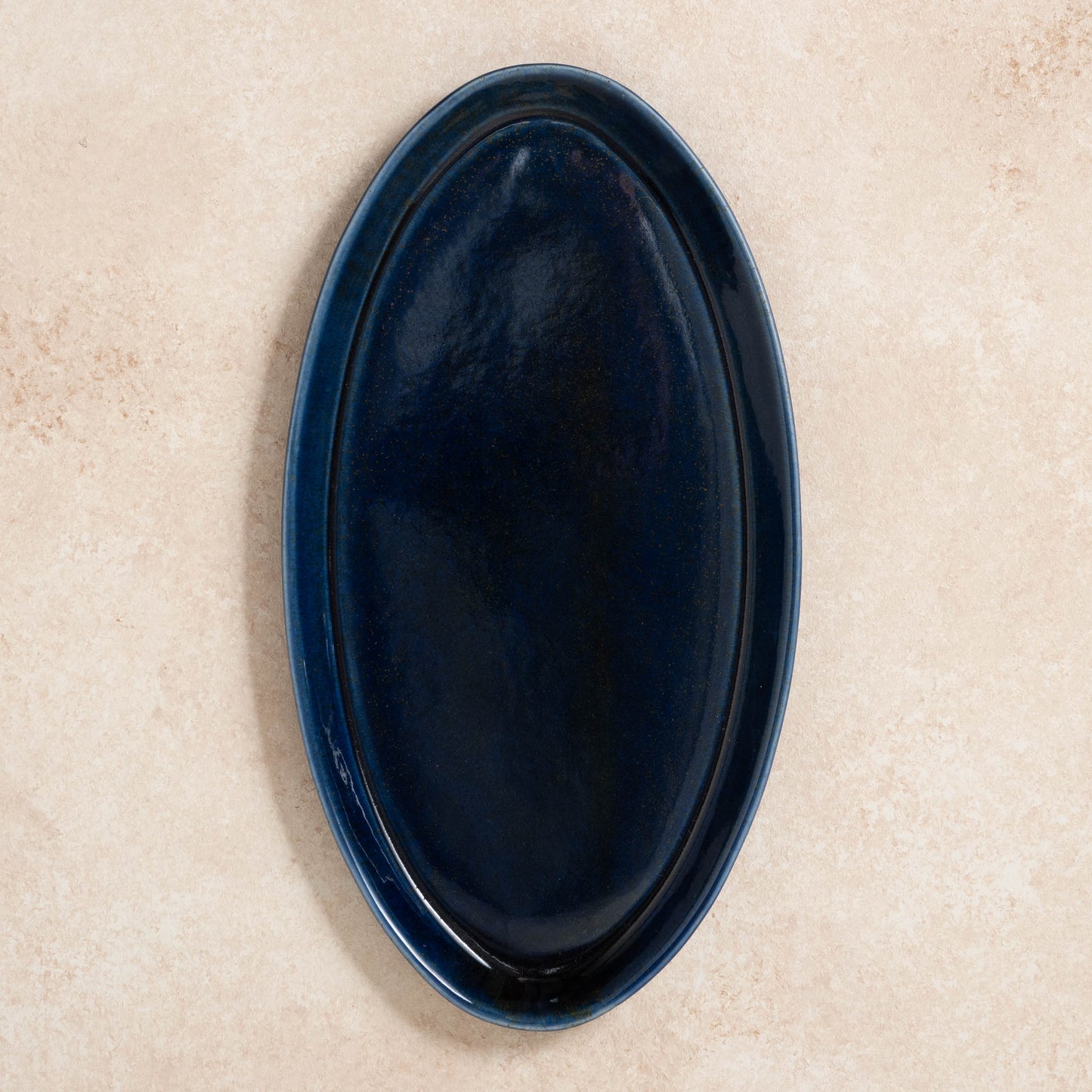 Indigo Narrow Oval Platter