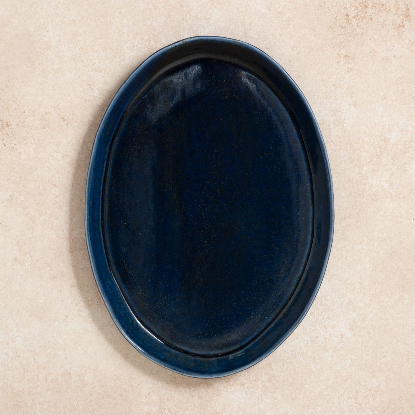 Indigo Large Oval Platter