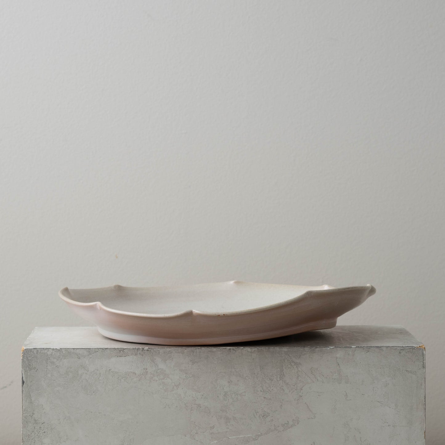 Porcelain Petal Serving Dish