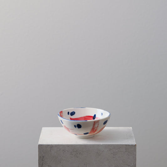 Red and Blue Small Bowl
