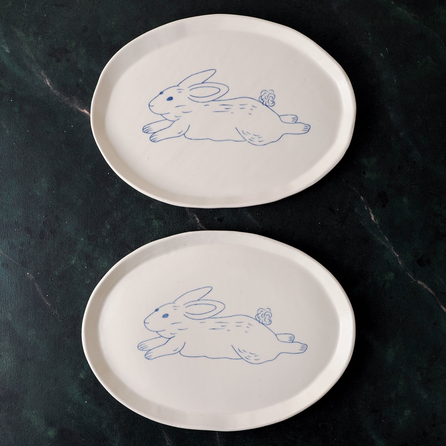 Running Rabbit - Large Oval