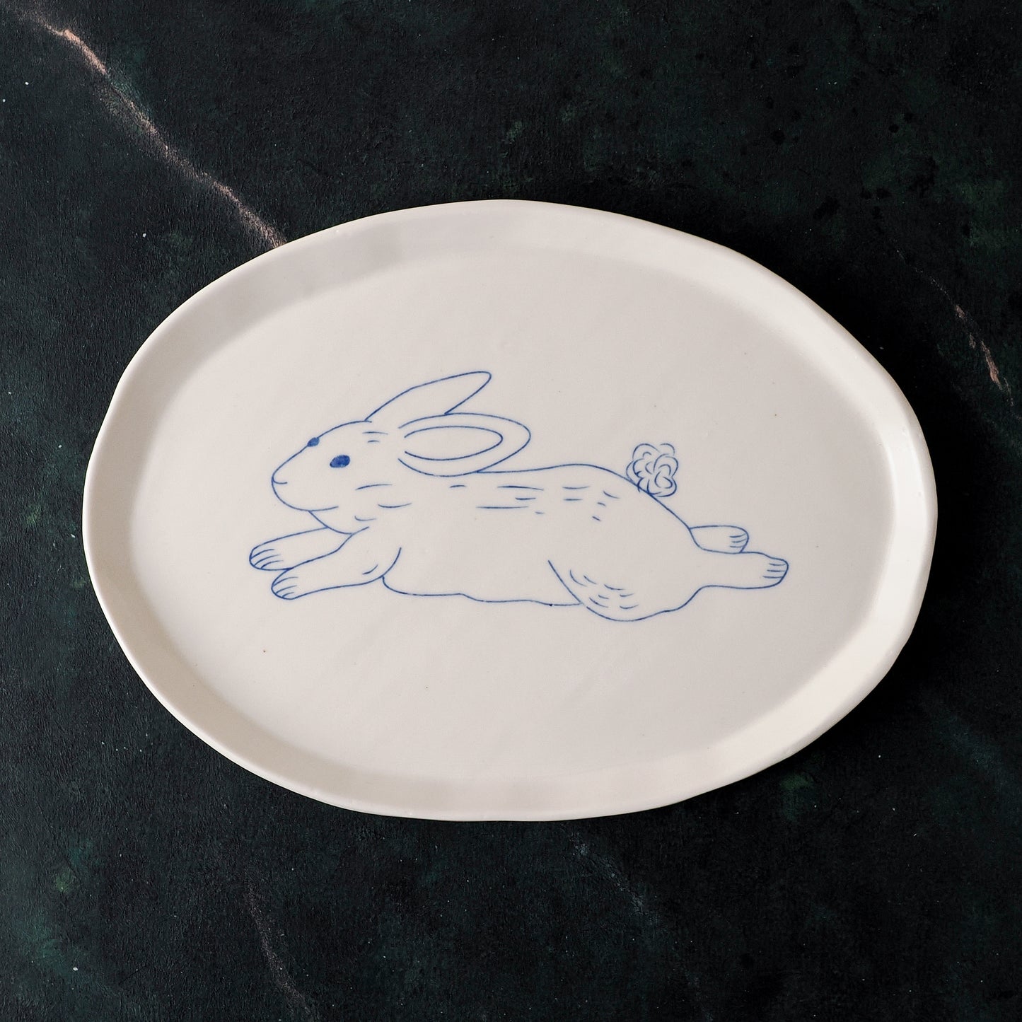 Running Rabbit - Large Oval