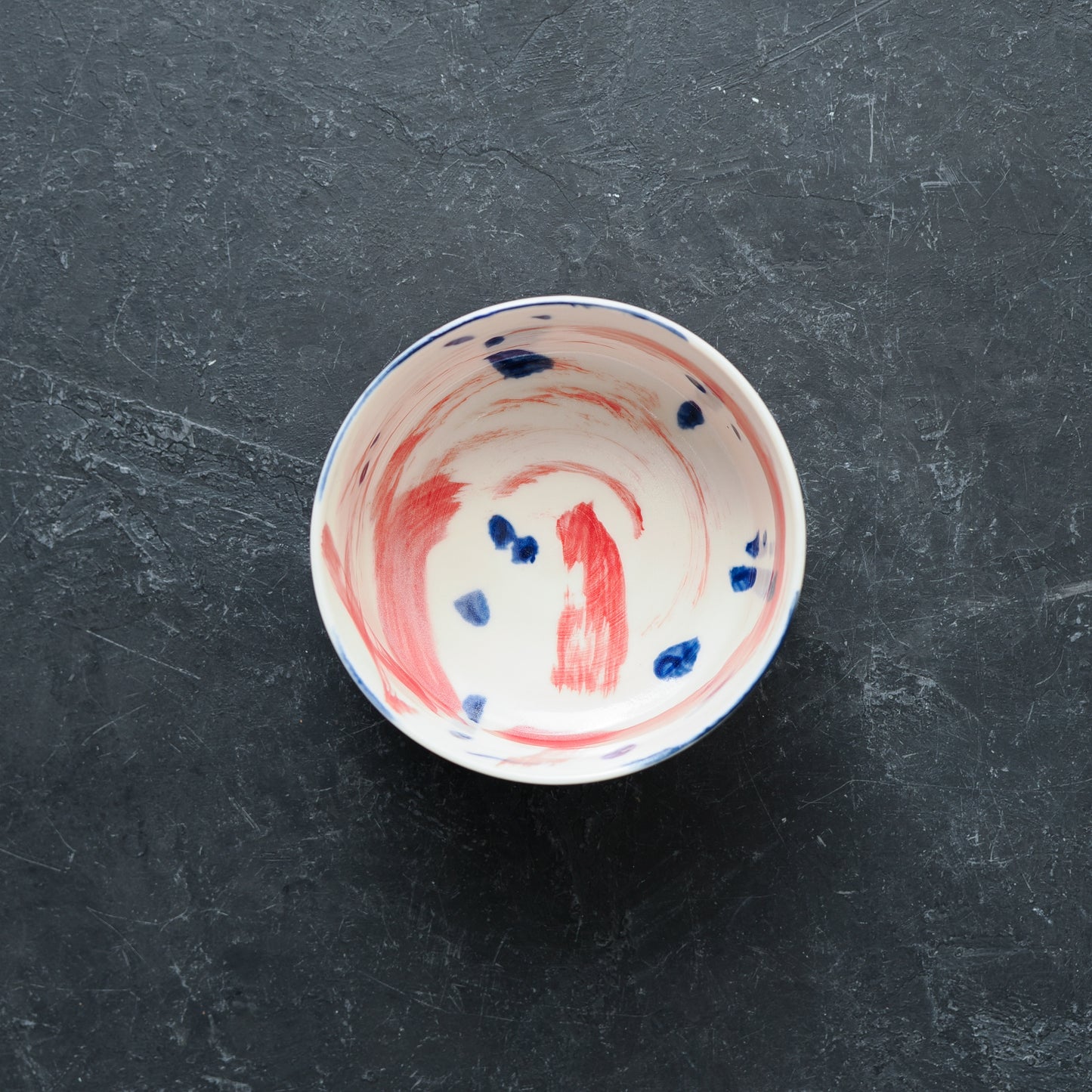 Red and Blue Chawan